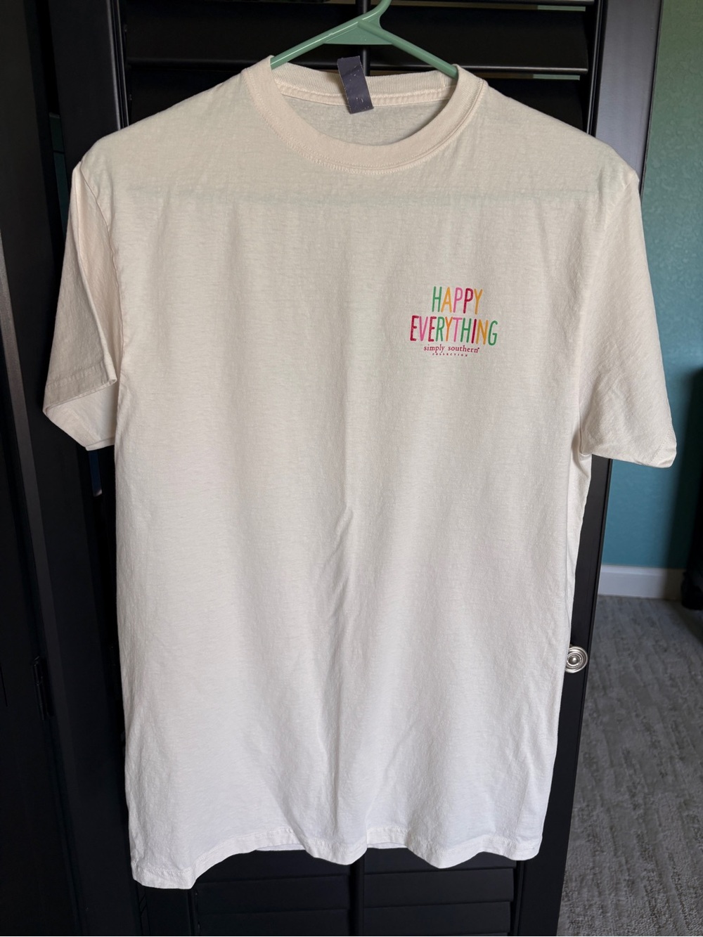Women’s Simply Southern Cream 'Happy Everything' Short Sleeve Tee
